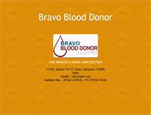 Tablet Screenshot of bravoblooddonor.org